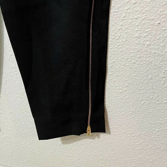 Everlane Womens Black Side Ankle Zip Dark Academia Straight Leg Pants Size 6 - Picture 5 of 6